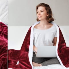 Así es la manta eléctrica ideal para el invierno: suave, cálida y con tres niveles de potencia