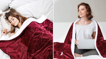 Así es la manta eléctrica ideal para el invierno: suave, cálida y con tres niveles de potencia