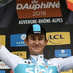 Kwiatkowski, primer líder del Dauphiné: voló en el prólogo