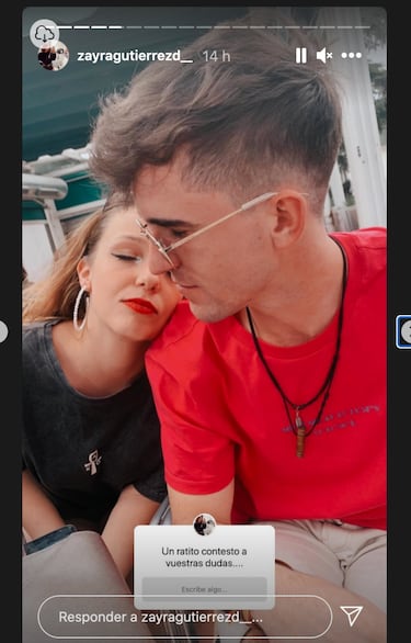 Zayra Gutiérrez, hija mayor de Guti, presenta a su novio