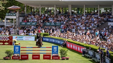 El espectáculo de saltos en el Club de Campo.
