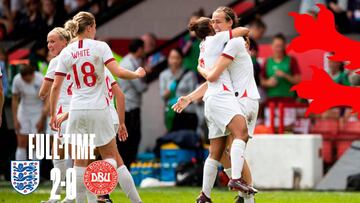 Inglaterra ganó a Dinamarca.