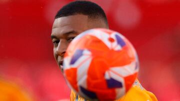 Mbappé, en el Sánchez-Pizjuán.