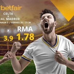 Celta de Vigo vs. Real Madrid: horario, TV, estadísticas, clasificación y pronósticos