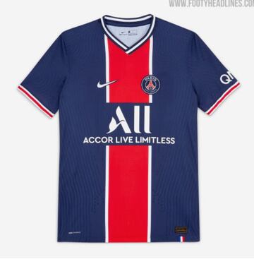 Filtración de la camiseta del París Saint Germain para la temporada 21/22