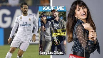 Isco y Sara S&aacute;lamo, pillados en un comentado gesto en plena calle. Foto: Instagram