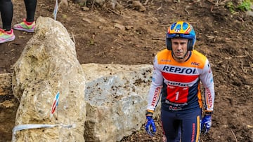 Toni Bou, en el Mundial TrialGP.