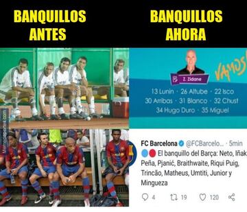 El Barça, el Atleti... Los memes más divertidos de la jornada