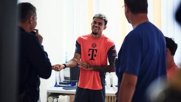Así fue el primer día de Luis Díaz tras firmar su contrato con Bayern Múnich hasta junio de 2029.