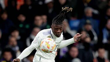 Camavinga, en el encuentro ante el Barça de Copa.