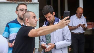El contagio da ventaja a Djokovic