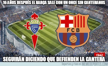 Los mejores memes del Celta-Barcelona