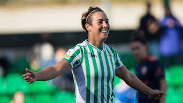 Priscila con el Betis.