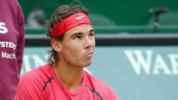 Rafa Nadal, ayer.