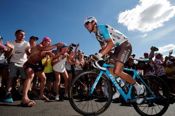  Alexis Vuillermoz durante la 15ª etapa del Tour de Francia. 