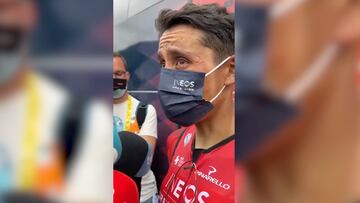 Egan Bernal revela el mensaje que le dio el equipo en la etapa 5