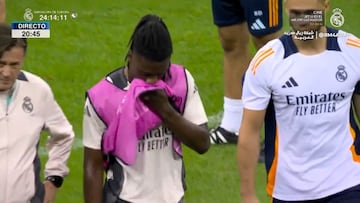 La cara de Camavinga a Bellingham mientras abandonaba el entreno casi entre lágrimas