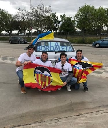 Comienza la peregrinación valencianista a Sevilla