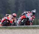 Recital de pasadas entre Lorenzo y Márquez: un total de 9