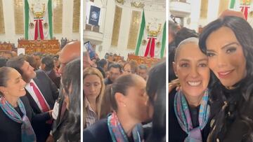 VÍDEO | La vez que Diana Sánchez Barrios saludó a Claudia Sheinbaum, Presidenta de México