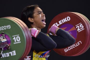 Es una realidad de las pesas en Colombia, con medalla olímpica y varios títulos en el continente. Este año consiguió el campeonato mundial en el envión y en la sumatoria total en la categoría de los 81kg, por eso en Tokio es una de las favoritas.