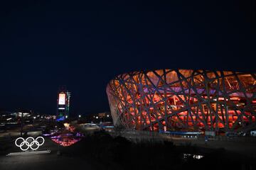 Imágenes de la ceremonia de apertura de los Juegos Olímpicos de invierno 2022 celebrados en Pekín. 