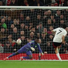 Raúl Jiménez y el silencio sepulcral que provocó en Old Trafford