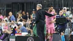 The Inter Miami captain recorded a goal and an assist but was removed just minutes into the second half.