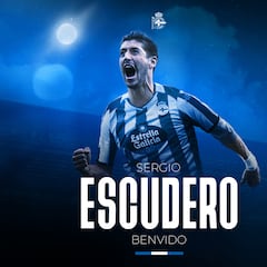Oficial: Sergio Escudero firma con el Deportivo hasta 2026