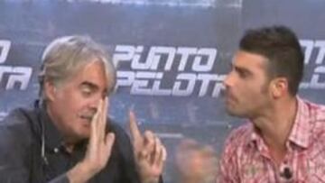 <b>DISCUSIÓN. </b>Siro López y Pereiro se enzarzaron en Punto Pelota.