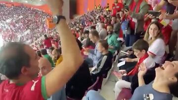 Una de las imágenes del Mundial: ¡pide matrimonio en pleno partido!