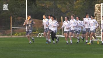 La Selección completó su primer entrenamiento en el Algarve
