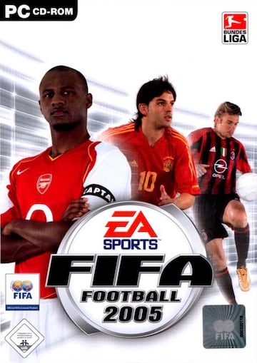 Vieira ocupa un lugar destacado en la portada de FIFA 2005, jugador que por aquel entonces estaba negociando su posible fichaje para el Real Madrid; tanto es así, que las primeras fotos para EA Sports fueron con la camiseta merengue, aunque con su fichaje truncado tuvo que aparecer finalmente con la del Arsenal.