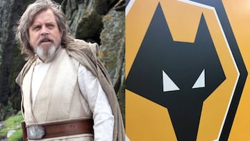 Mark Hamill se hace seguidor del Wolverhampton tras una confusi&oacute;n en Twitter.