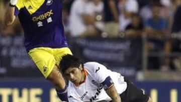 El centrocampista argentino del Valencia Éver Banega.