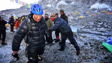 El veterano alpinista japon&eacute;s Miura. 