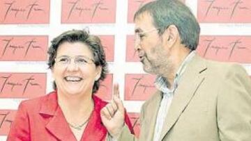 <b>EN UN ACTO. </b>Grande espera convencer a Cirer sobre el nuevo campo.