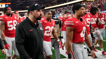 After four seasons leading Ohio State’s football program and winning a pair of conference titles, Day is in the hot seat after an embarrassing loss to Missouri in the Cotton Bowl