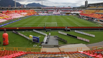 El estadio El Camp&iacute;n de Bogot&aacute; alberg&oacute; la segunda final de la Liga BetPlay 2020 entre Santa Fe y Am&eacute;rica de Cali