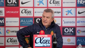 Javier Aguirre en rueda de prensa