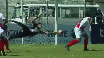 La notable tapada del 'Araña' Olivares en su debut en Bolivia