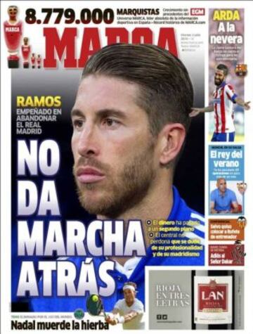 Portadas de la prensa deportiva