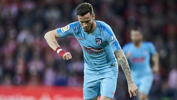 Saúl jugó como lateral izquierdo.