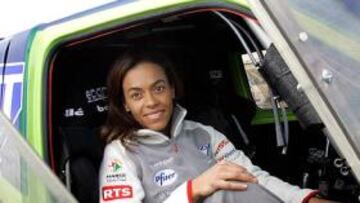 <b>ILUSIÓN ROTA. </b>Syndiely Wade iba afrontar su quinta participación en el Dakar, a bordo de un Nissan en el que compartiría protagonismo con la belga Vanina Ickx.