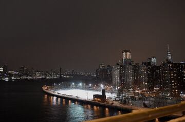 Nueva York bajo la nieve: imágenes impresionantes