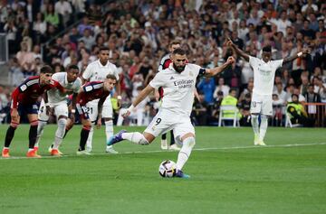 Benzema will be looking to overturn his poor record against Osasuna.