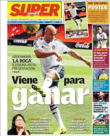 Portadas de la prensa deportiva