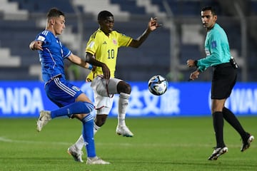 Con goles de Casadei, Baldanzi y Esposito, el equipo europeo se impuso 3-1 y clasificó a las semifinales de la Copa del Mundo.