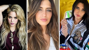 Imágenes de Shakira, Sara Carbonero y Pilar Rubio.