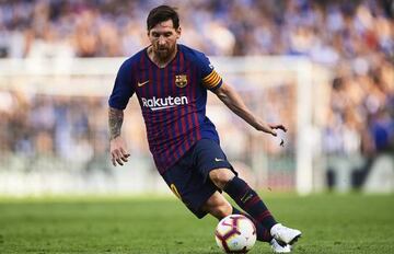 Lionel Messi of FC Barcelona